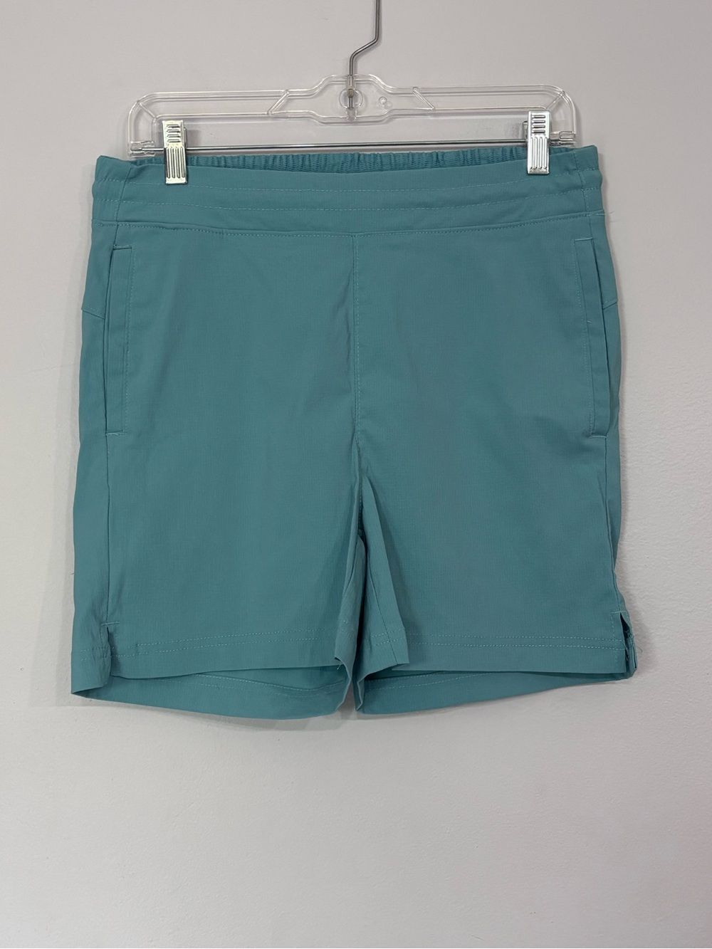 Columbia Teal Blue Nylon Performance Outdoor Shorts Women’s Active Medium